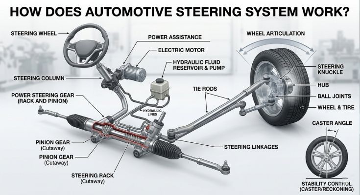 How Does Automotive Steering System Work